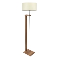 Grīdas lampa AYD 1xE27/40W/230V brūna/krēmkrāsaina
