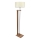 Grīdas lampa AYD 1xE27/40W/230V brūna/krēmkrāsaina