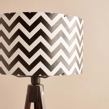 Grīdas lampa AYD 1xE27/40W/230V brūna/melna/balta