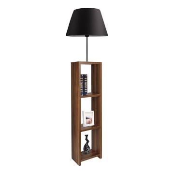 Grīdas lampa AYD 1xE27/40W/230V brūna/melna