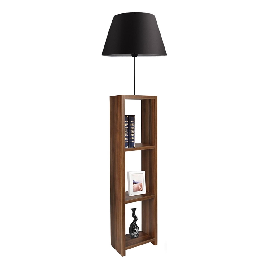 Grīdas lampa AYD 1xE27/40W/230V brūna/melna