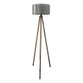 Grīdas lampa AYD 1xE27/40W/230V brūna/pelēka