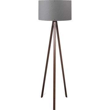 Grīdas lampa AYD 1xE27/40W/230V brūna/pelēka