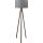Grīdas lampa AYD 1xE27/40W/230V brūna/pelēka