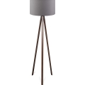 Grīdas lampa AYD 1xE27/40W/230V brūna/pelēka
