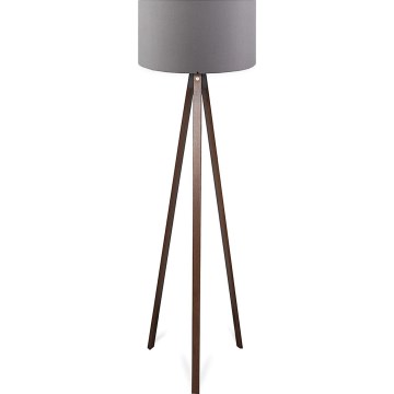 Grīdas lampa AYD 1xE27/40W/230V brūna/pelēka