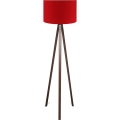 Grīdas lampa AYD 1xE27/40W/230V brūna/sarkana
