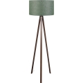 Grīdas lampa AYD 1xE27/40W/230V brūna/zaļa