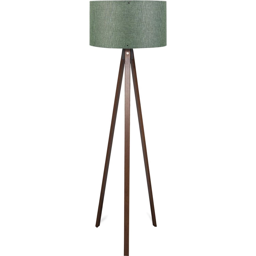 Grīdas lampa AYD 1xE27/40W/230V brūna/zaļa