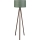 Grīdas lampa AYD 1xE27/40W/230V brūna/zaļa