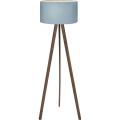 Grīdas lampa AYD 1xE27/40W/230V brūna/zila