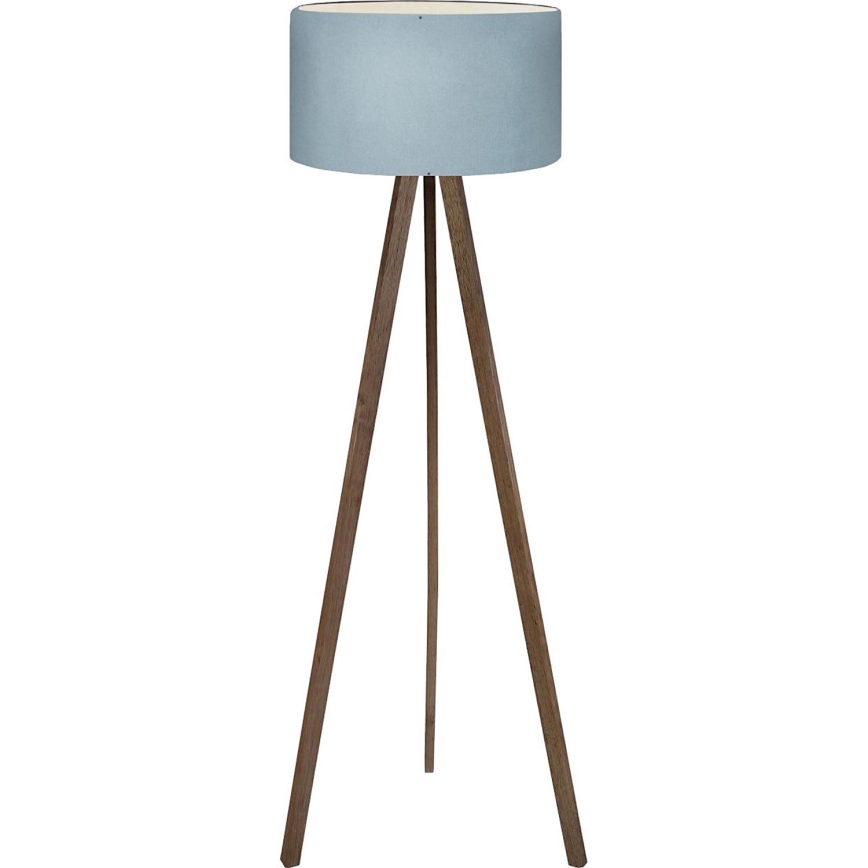 Grīdas lampa AYD 1xE27/40W/230V brūna/zila