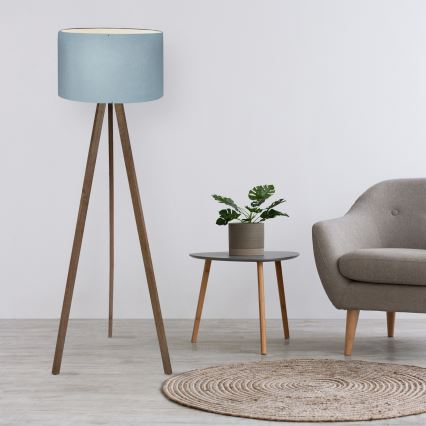 Grīdas lampa AYD 1xE27/40W/230V brūna/zila