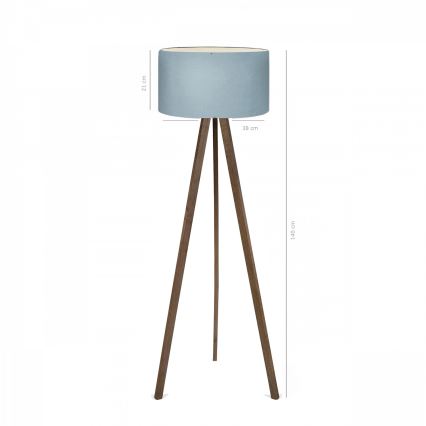 Grīdas lampa AYD 1xE27/40W/230V brūna/zila