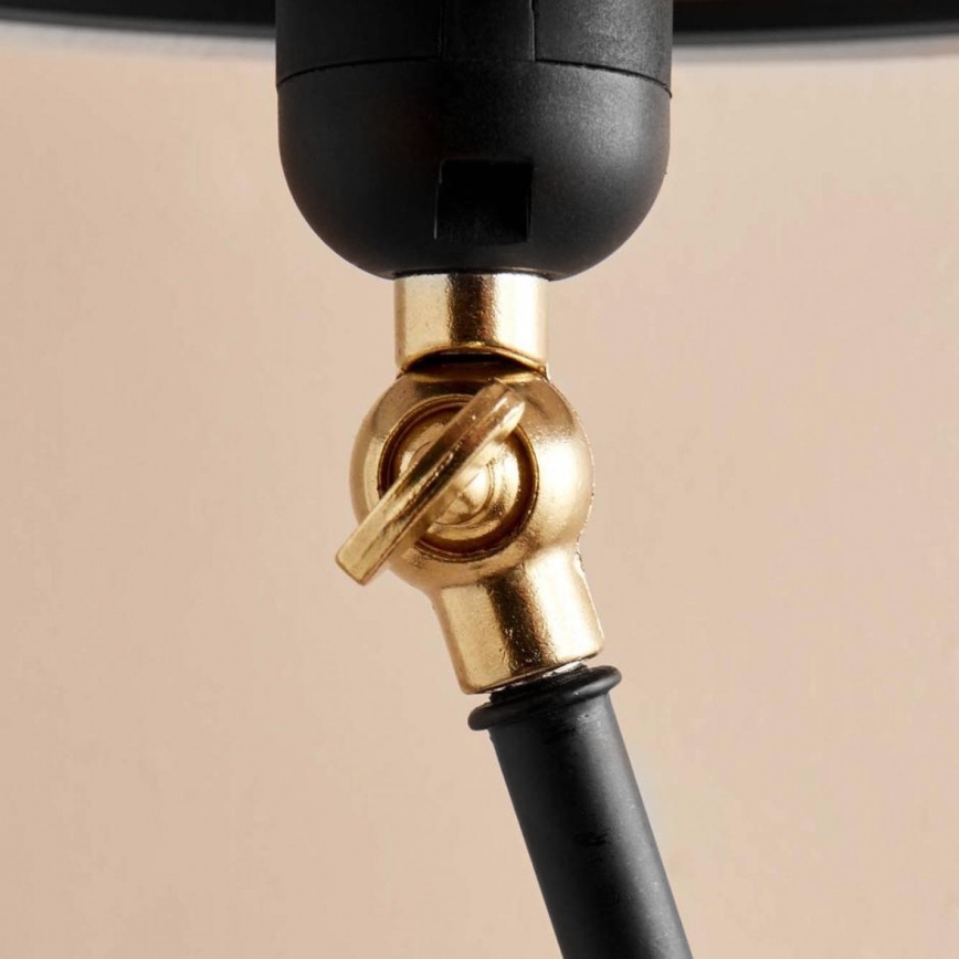 Grīdas lampa AYD 1xE27/40W/230V melna