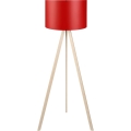 Grīdas lampa AYD 1xE27/40W/230V sarkana/bēša