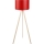 Grīdas lampa AYD 1xE27/40W/230V sarkana/bēša