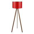 Grīdas lampa AYD 1xE27/40W/230V sarkana/brūna