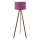 Grīdas lampa AYD 1xE27/40W/230V violeta/brūna