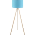 Grīdas lampa AYD 1xE27/40W/230V zila/bēša