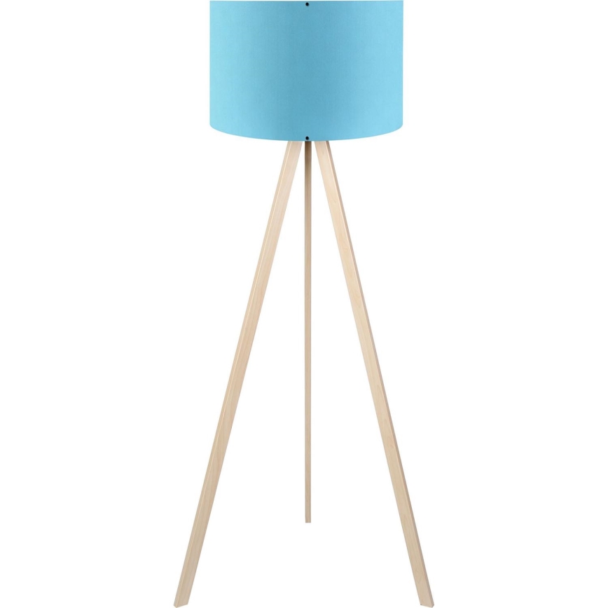 Grīdas lampa AYD 1xE27/40W/230V zila/bēša