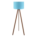 Grīdas lampa AYD 1xE27/40W/230V zila/brūna
