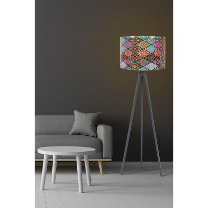 Grīdas lampa AYD 1xE27/60W/230V daudzkrāsains/pelēks