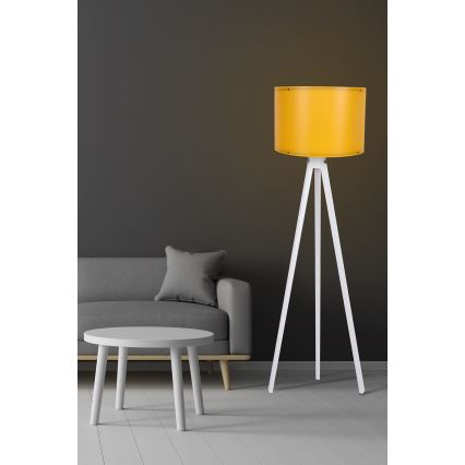 Grīdas lampa AYD 1xE27/60W/230V oranža/balta