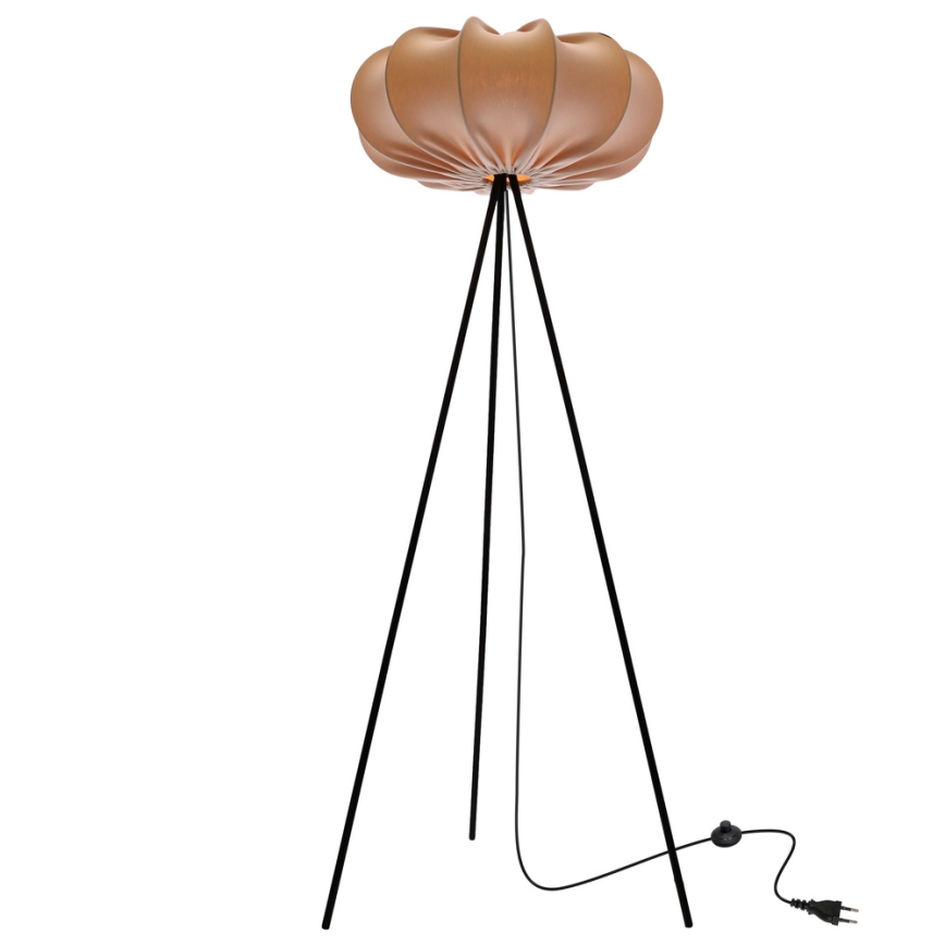 Grīdas lampa CAFEE 1xE27/40W/230V bēša/melna