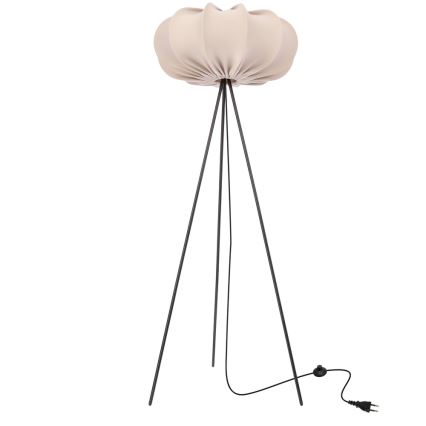 Grīdas lampa CAFEE 1xE27/40W/230V bēša/melna