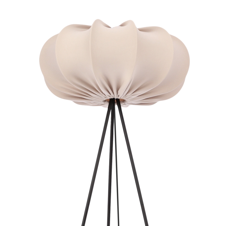 Grīdas lampa CAFEE 1xE27/40W/230V bēša/melna