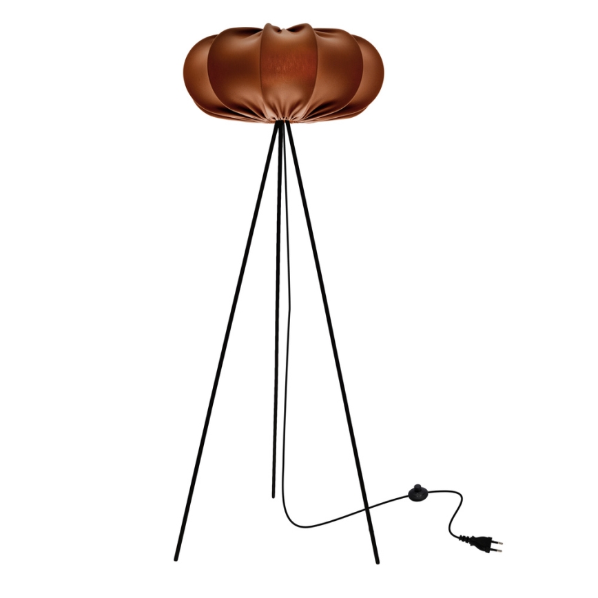 Grīdas lampa CAFEE 1xE27/40W/230V brūna/melna