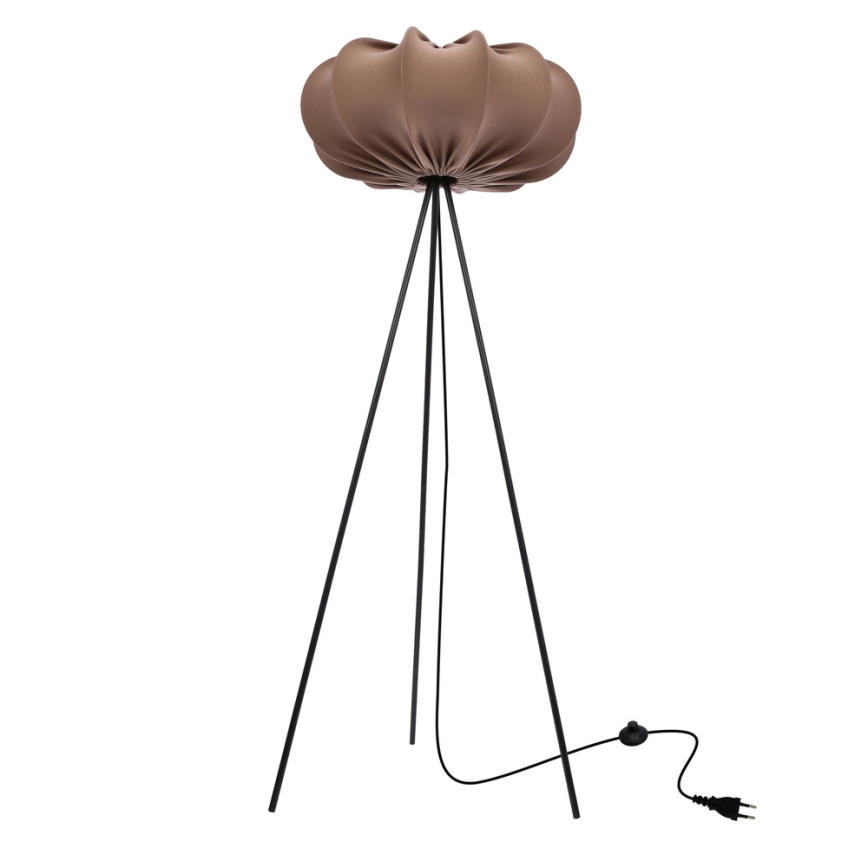 Grīdas lampa CAFEE 1xE27/40W/230V brūna/melna