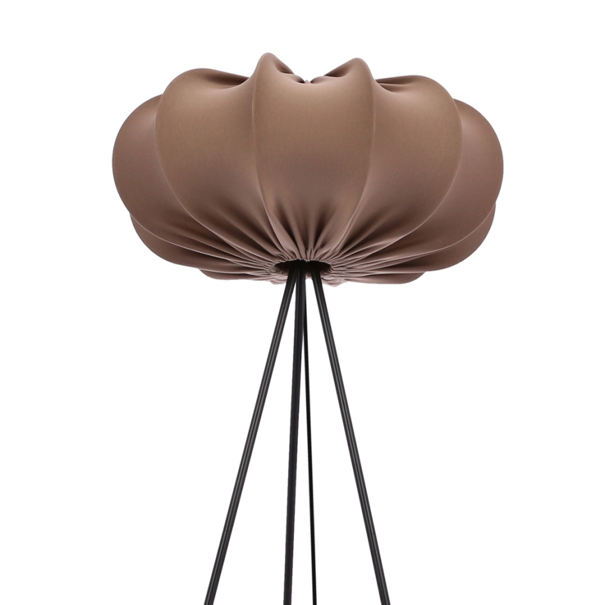 Grīdas lampa CAFEE 1xE27/40W/230V brūna/melna