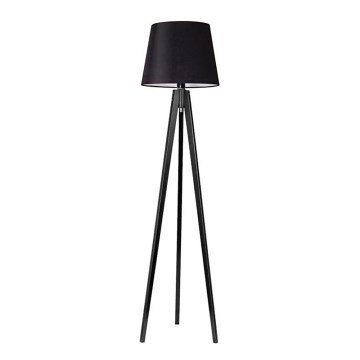 Grīdas lampa CONE 1xE27/60W/230V venge melna