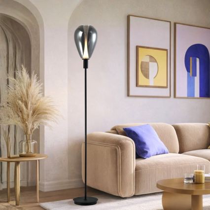 Grīdas lampa DENSO 1xG9/5W/230V melns hroms
