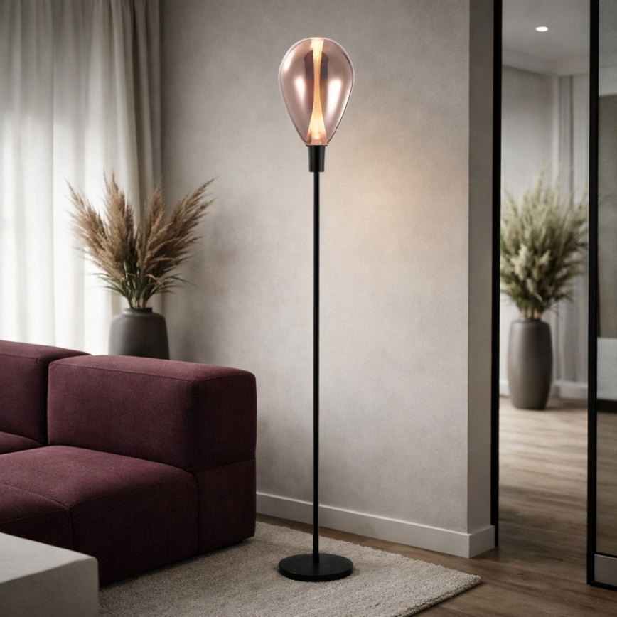 Grīdas lampa DENSO 1xG9/5W/230V miedzēta/melna