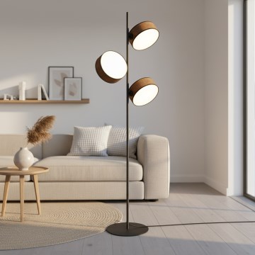 Grīdas lampa DRUMZ 3xE14/10W/230V brūna