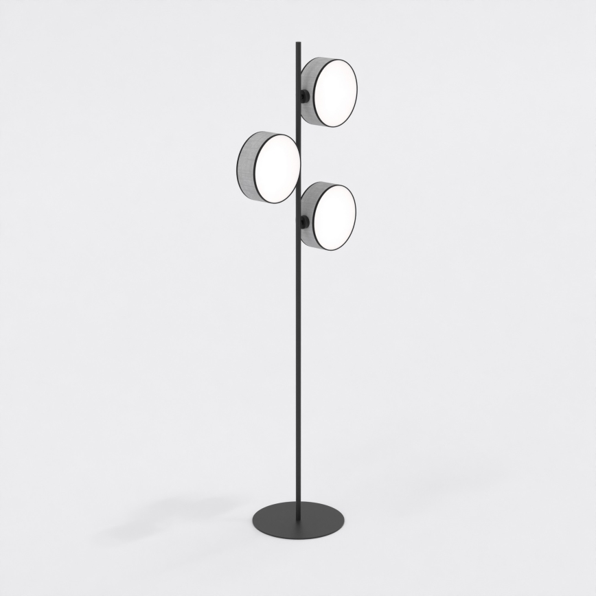 Grīdas lampa DRUMZ 3xE14/10W/230V pelēka