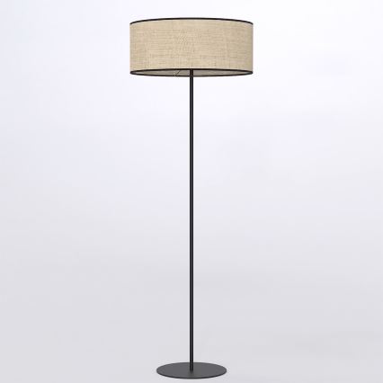 Grīdas lampa ECO 1xE27/15W/230V bēša/ratāns