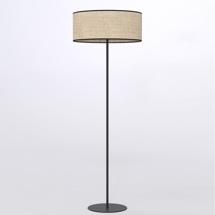 Grīdas lampa ECO 1xE27/15W/230V bēša/ratāns