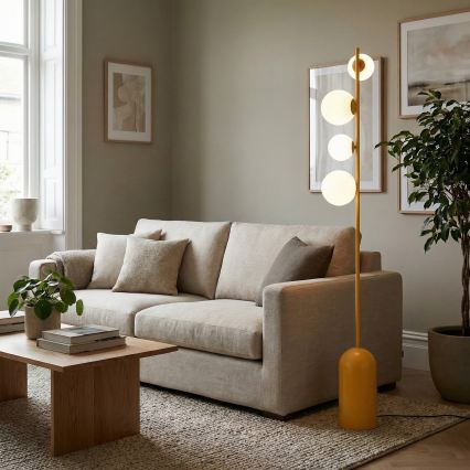 Grīdas lampa ETNO 4xG9/8W/230V oranžā
