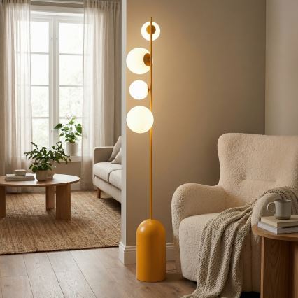 Grīdas lampa ETNO 4xG9/8W/230V oranžā