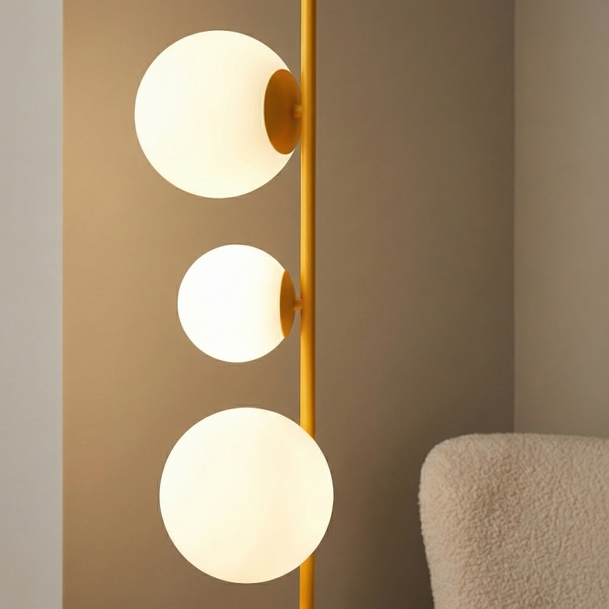 Grīdas lampa ETNO 4xG9/8W/230V oranžā