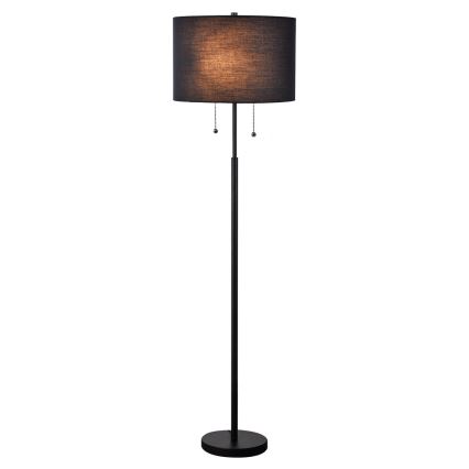 Grīdas lampa FOGO 2xE27/15W/230V melna