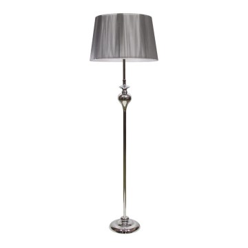 Grīdas lampa GILLENIA 1xE27/60W/230V sudraba