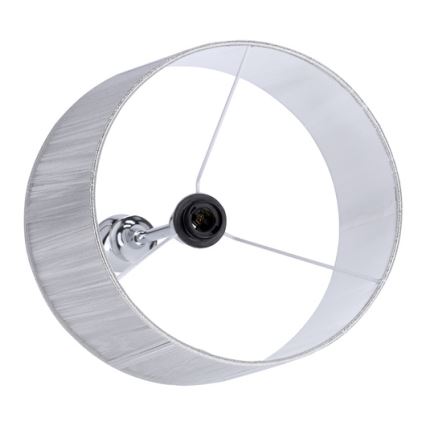 Grīdas lampa GILLENIA 1xE27/60W/230V sudraba