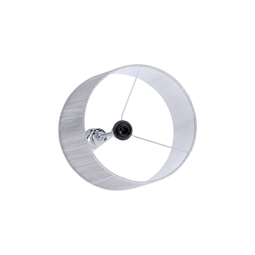 Grīdas lampa GILLENIA 1xE27/60W/230V sudraba