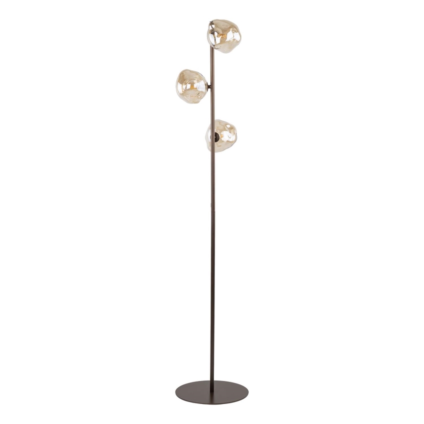Grīdas lampa LAVA 3xG9/8W/230V bronzas/dūmakaina bēša