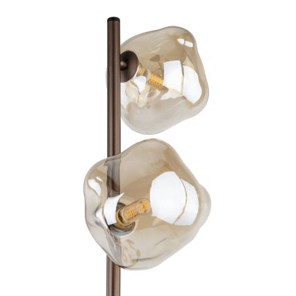 Grīdas lampa LAVA 3xG9/8W/230V bronzas/dūmakaina bēša